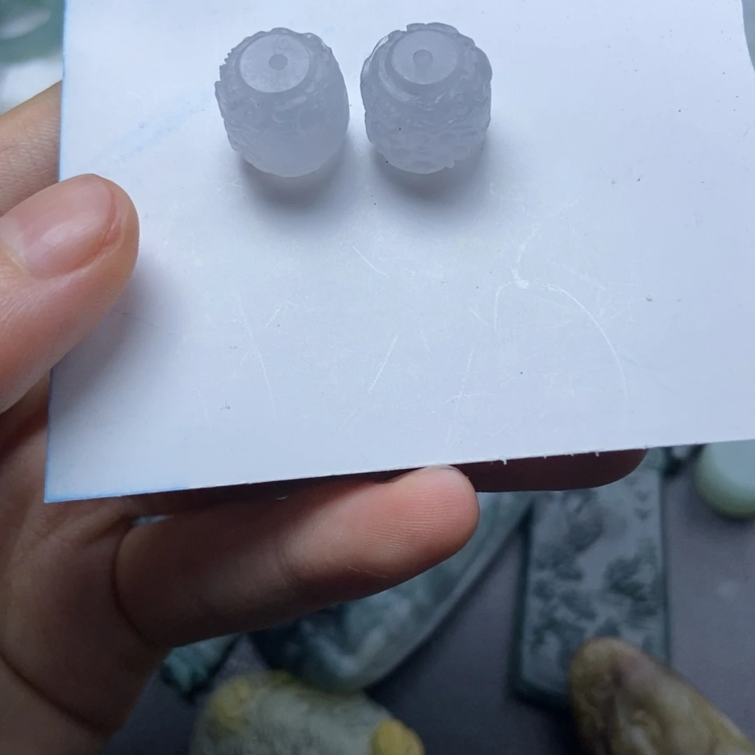 未镶嵌定制翡翠大**哥珠子