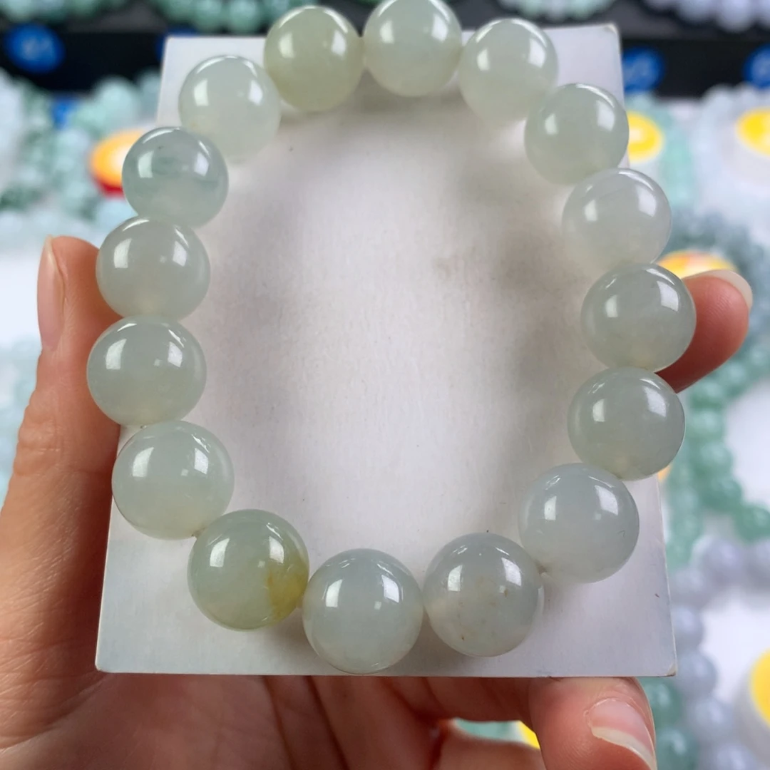 翡翠未镶嵌手链卡13