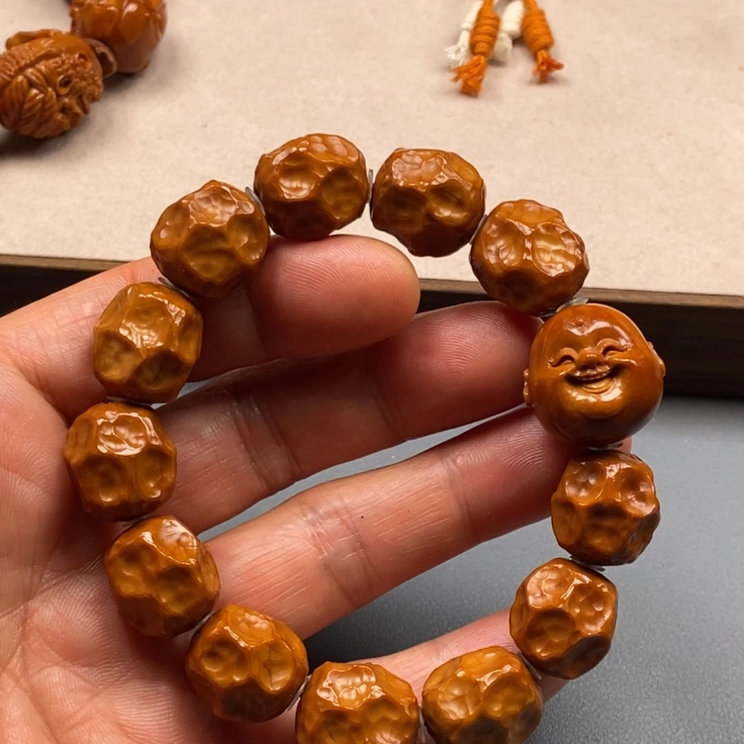 手串/手链橄榄核橄榄核无相➕笑脸单子