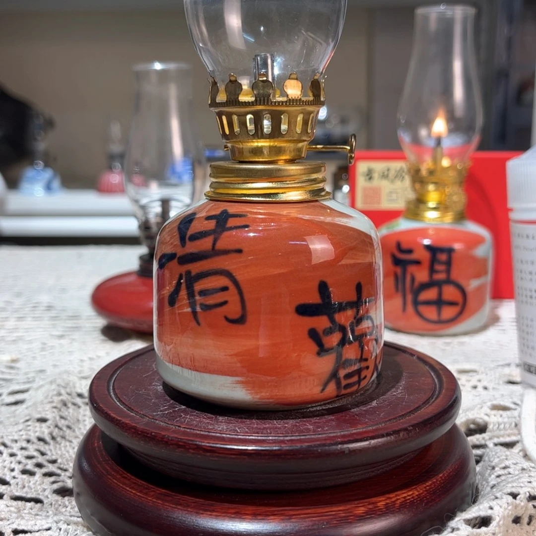 摆件景德镇陶瓷香薰灯