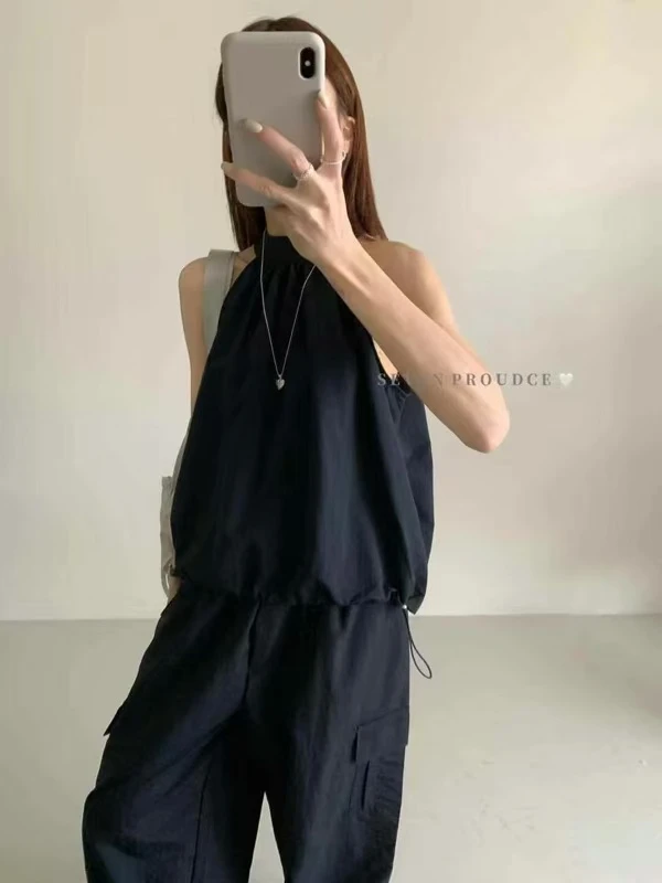 韩国代购. Seven家 降落伞工装套装L25050606