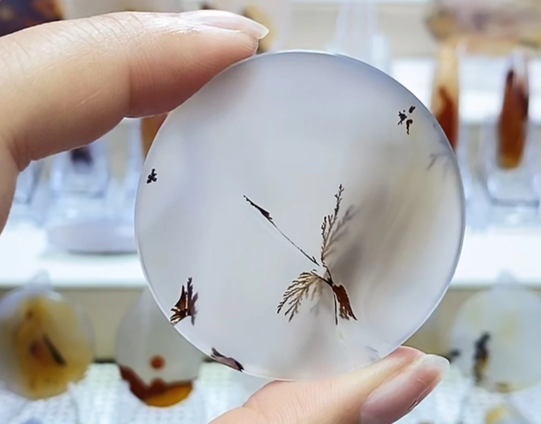 天然玛瑙像形牌  天鹅