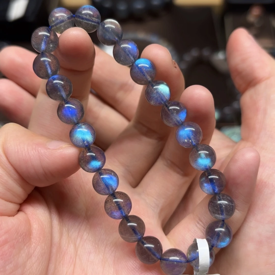 未镶嵌手链长石8mm左右