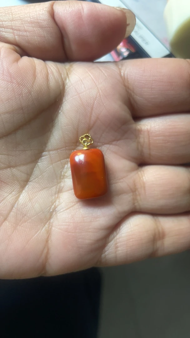 南红吊坠锁骨链百搭