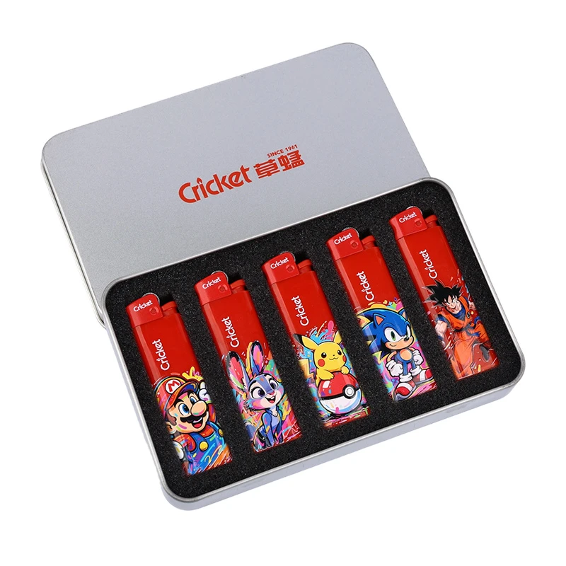 草蜢打火机烈日红创意UV高颜值防爆打火机款式适合送男女生礼物