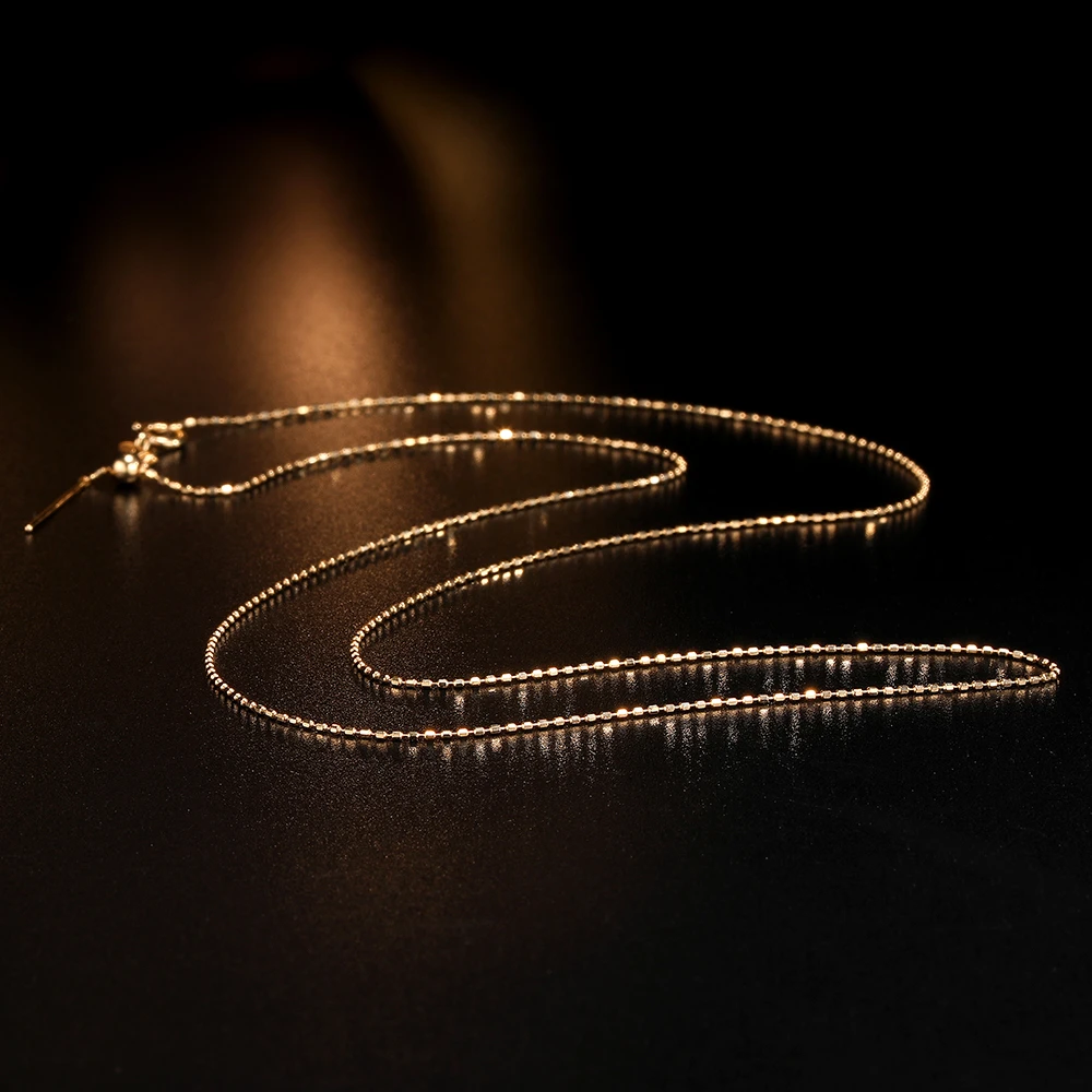 【小洁专属】18K金百搭粒粒链 时尚简约轻奢复古气质项链金色