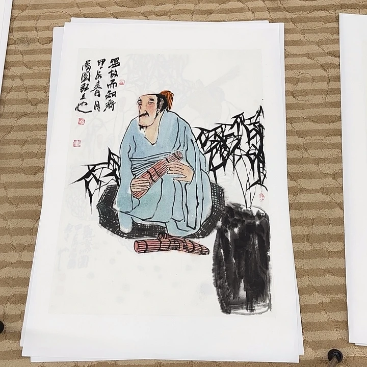国画花鸟等多种形式