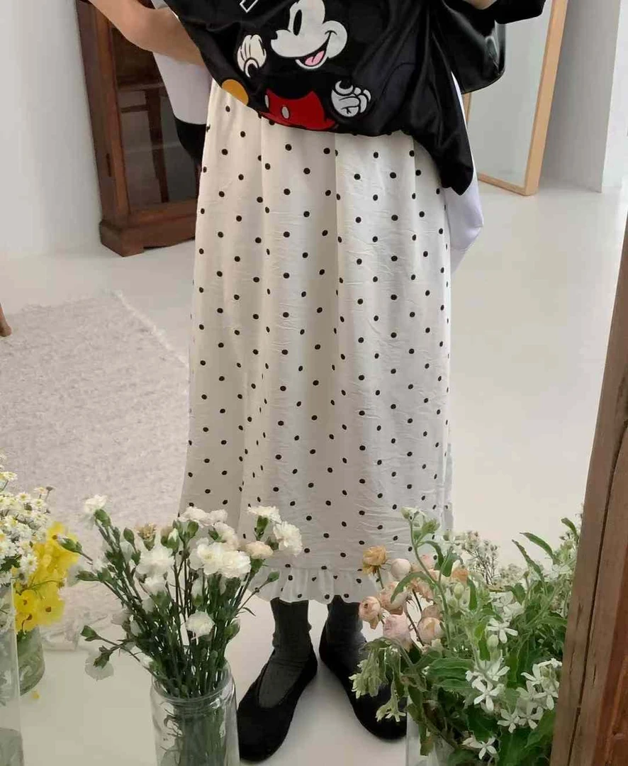 【李羊羊韩国东大门精选】夏季新款波点裙子