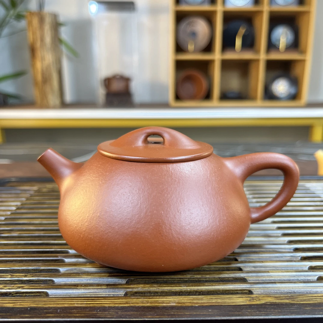 全手工小煤窑朱泥180cc景州石瓢