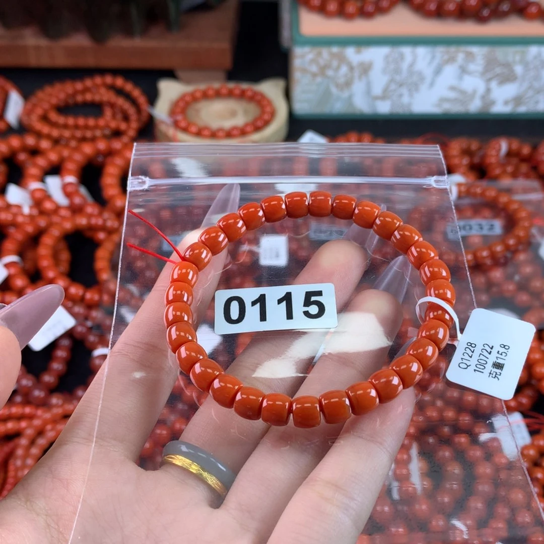 南红玛瑙手链未镶嵌0115