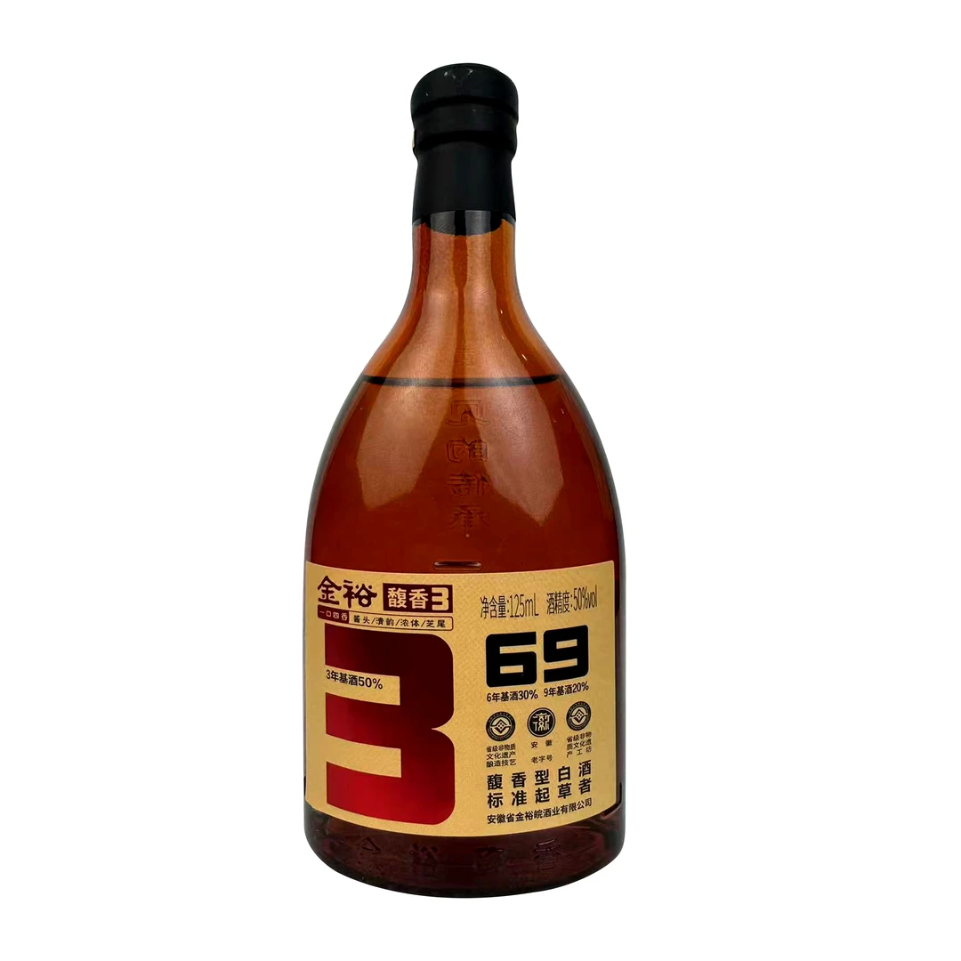 JINYUWAN/金裕皖金裕馥香3小酒（千金福袋）50度125ml