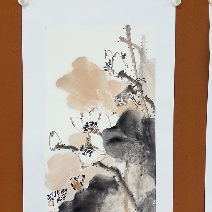 国画李文峰的画作