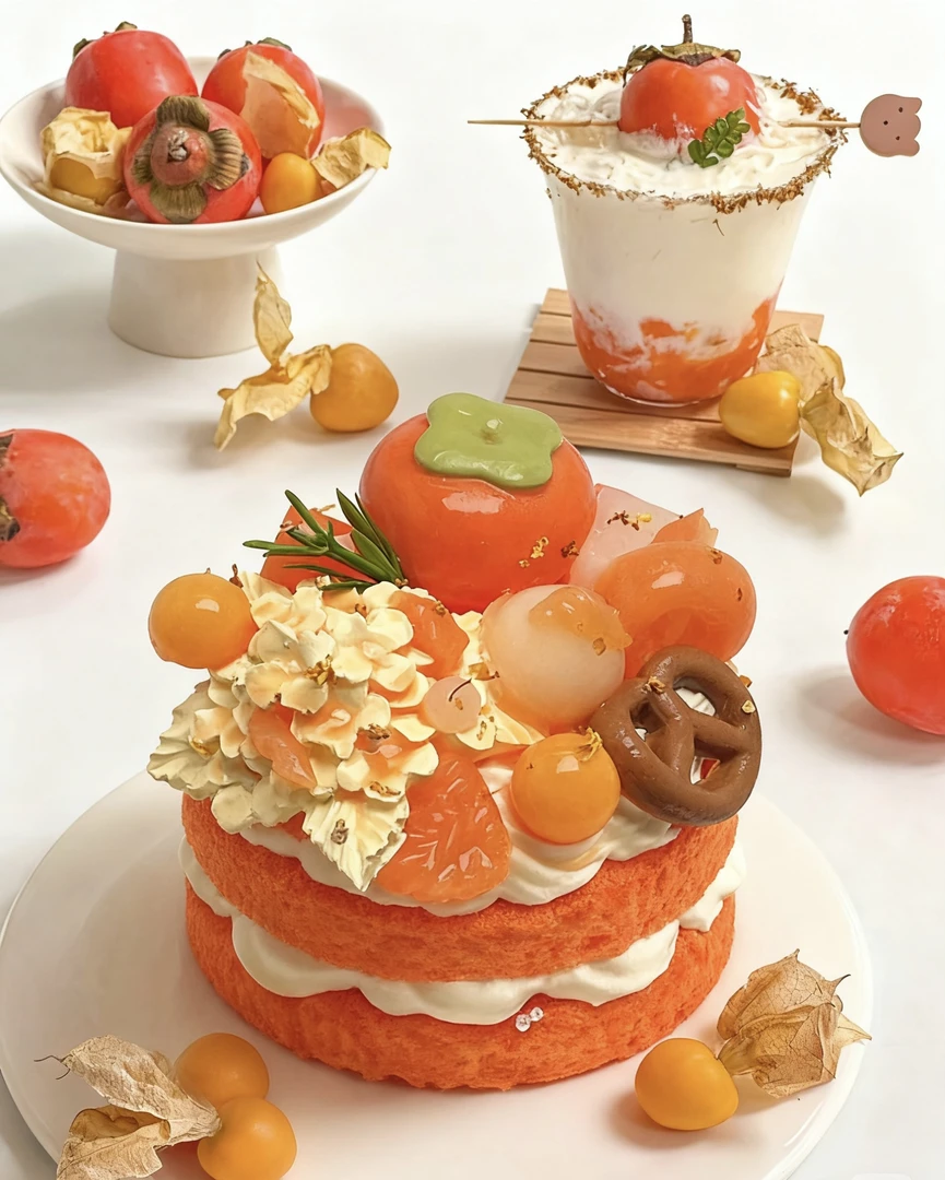 TTB 柿柿如意小蛋糕【奶油泥】捏捏玩具【默认微瑕不退不换】