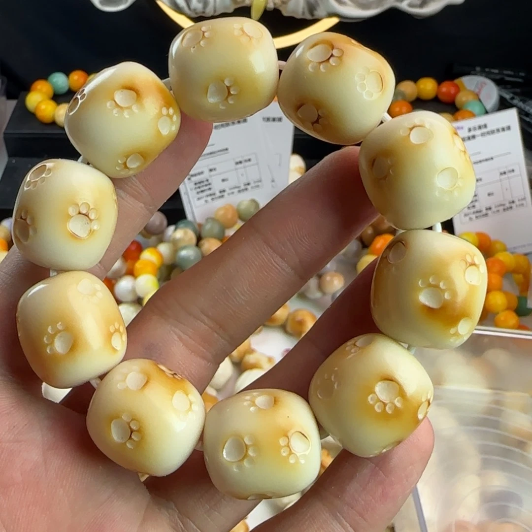 菩提根/象牙果手串全品炭烤抓抓桶手串一条