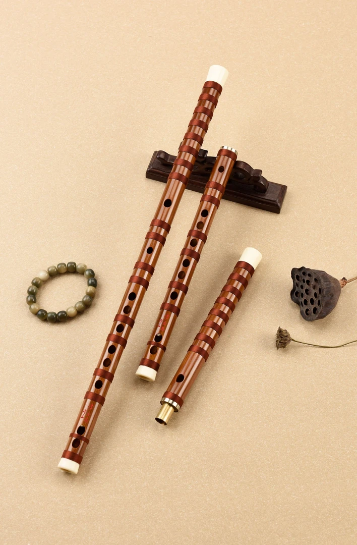 精选级品苦竹笛子专业成人初学考级横笛CDEFG调可选 送教程配件