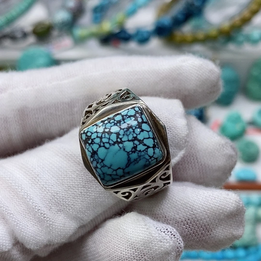 绿松石珠宝奇石未镶嵌