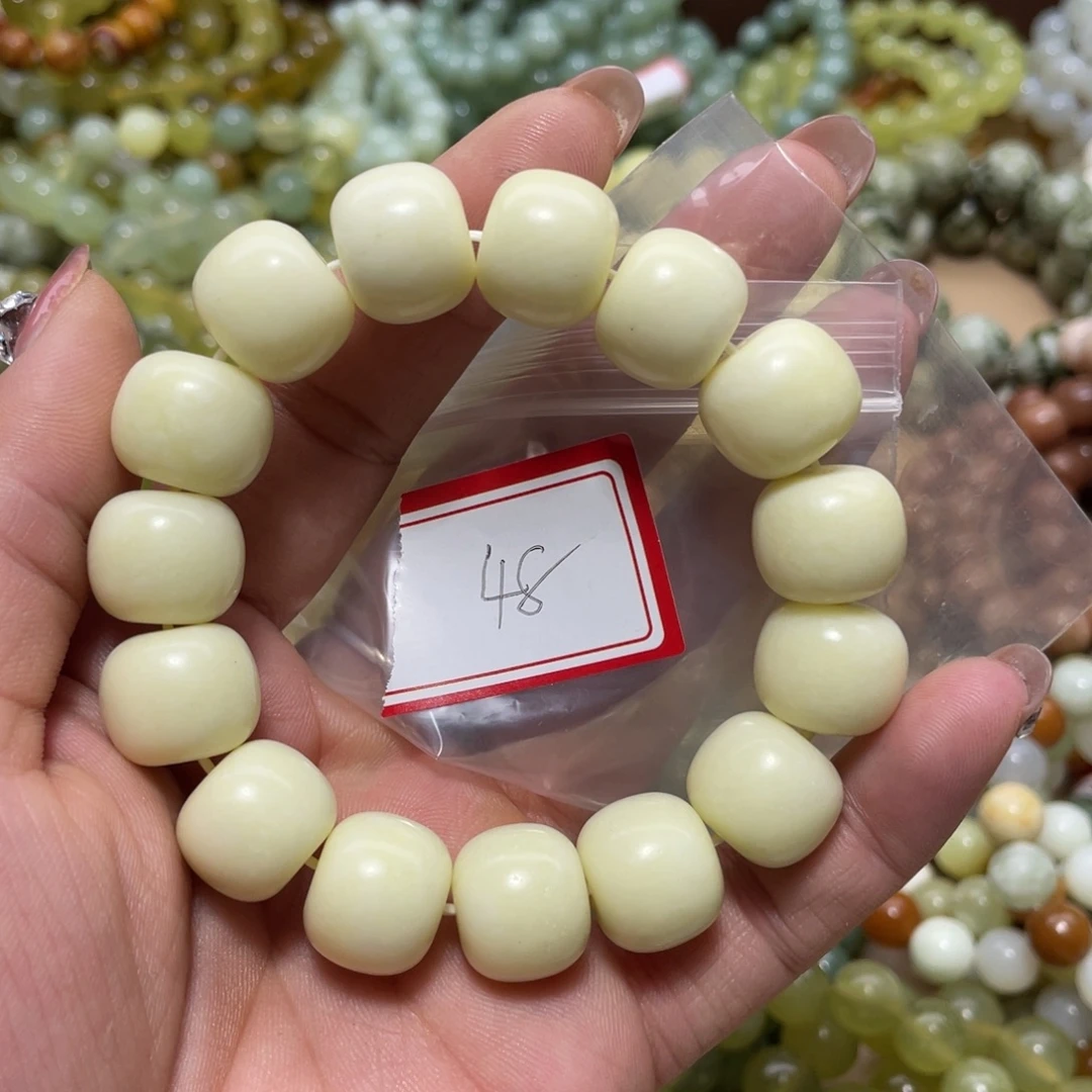 蛇纹石玉未镶嵌手串