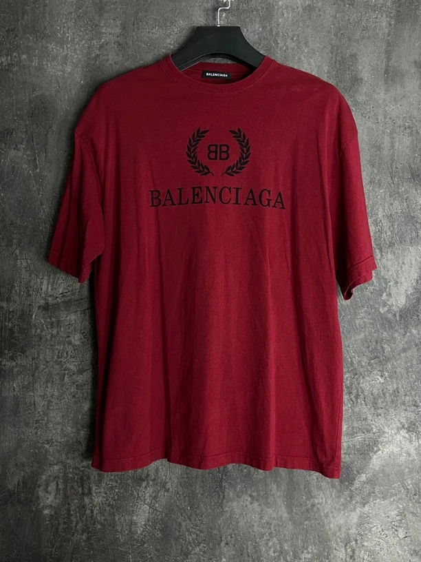 全新未使用 Balenciaga/巴黎世家 S码*1/麦穗双BLogo短袖/01372
