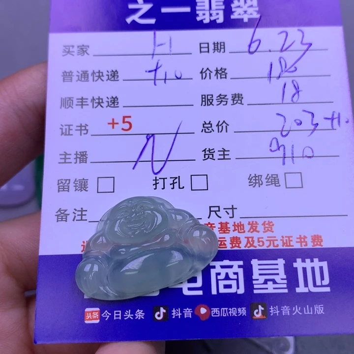 翡翠未镶嵌颈饰H****k