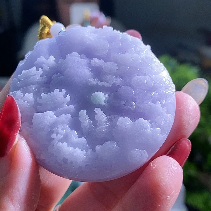 【闪购商品】翡翠挂件未镶嵌山水