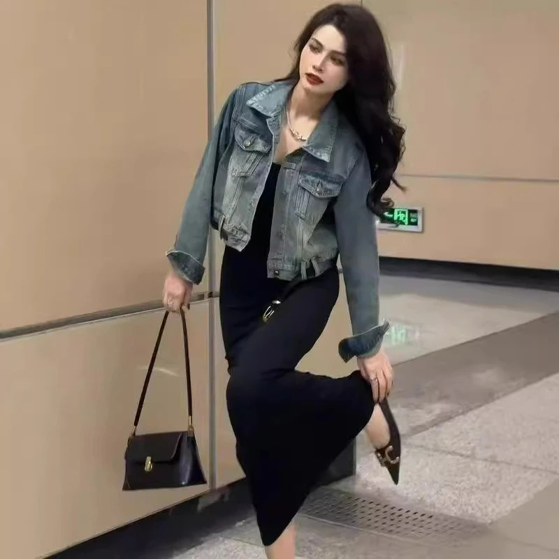 牛仔外套女春秋季2025年新款爆款今年流行chic早春上衣气质高级感