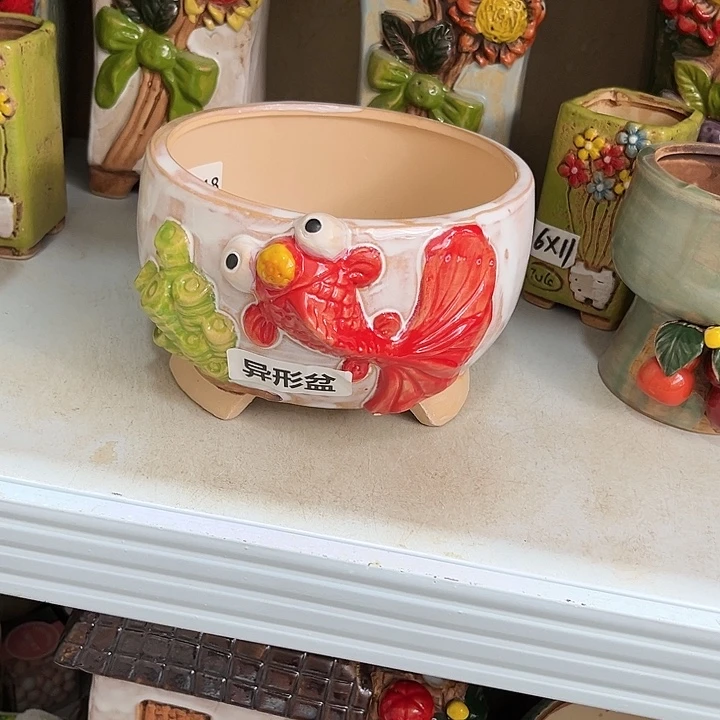 花盆紫砂粗陶材质多肉花盆