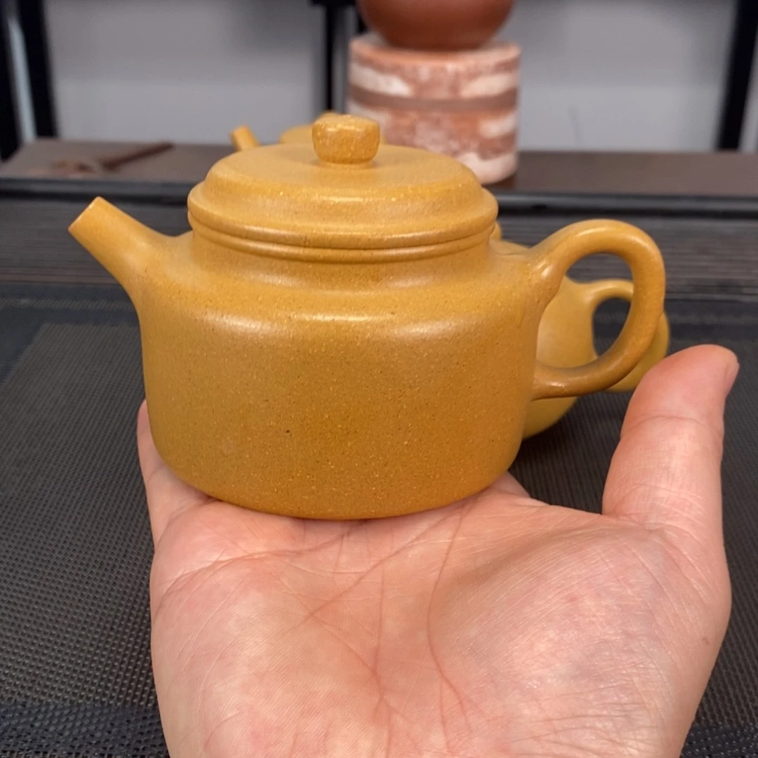 茶壶紫砂黄金段德中容量220毫升