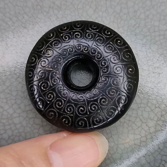 摆件开片瓷器瓷片摆件