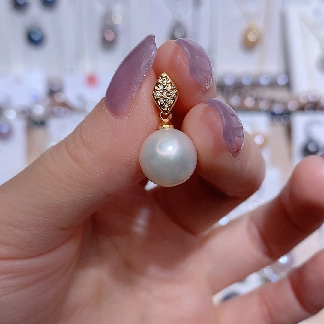 淡水珍珠未镶嵌吊坠(赠链)十*月s y