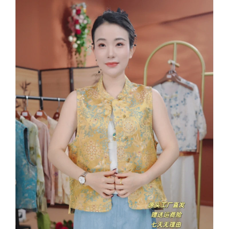 【凤祥-马甲】新中式国风马甲盘扣马甲气质百搭