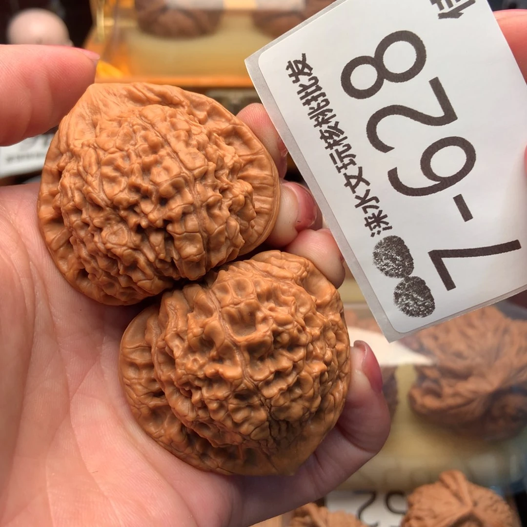 文玩核桃把件45官帽