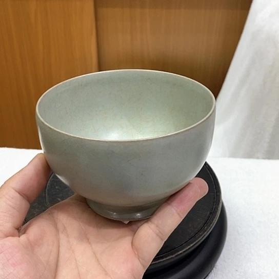 用***2清凉寺陶瓷小卷足碗