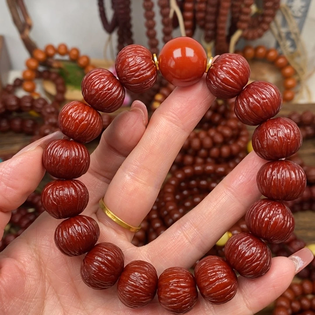 猴头核桃手串土豪17+红