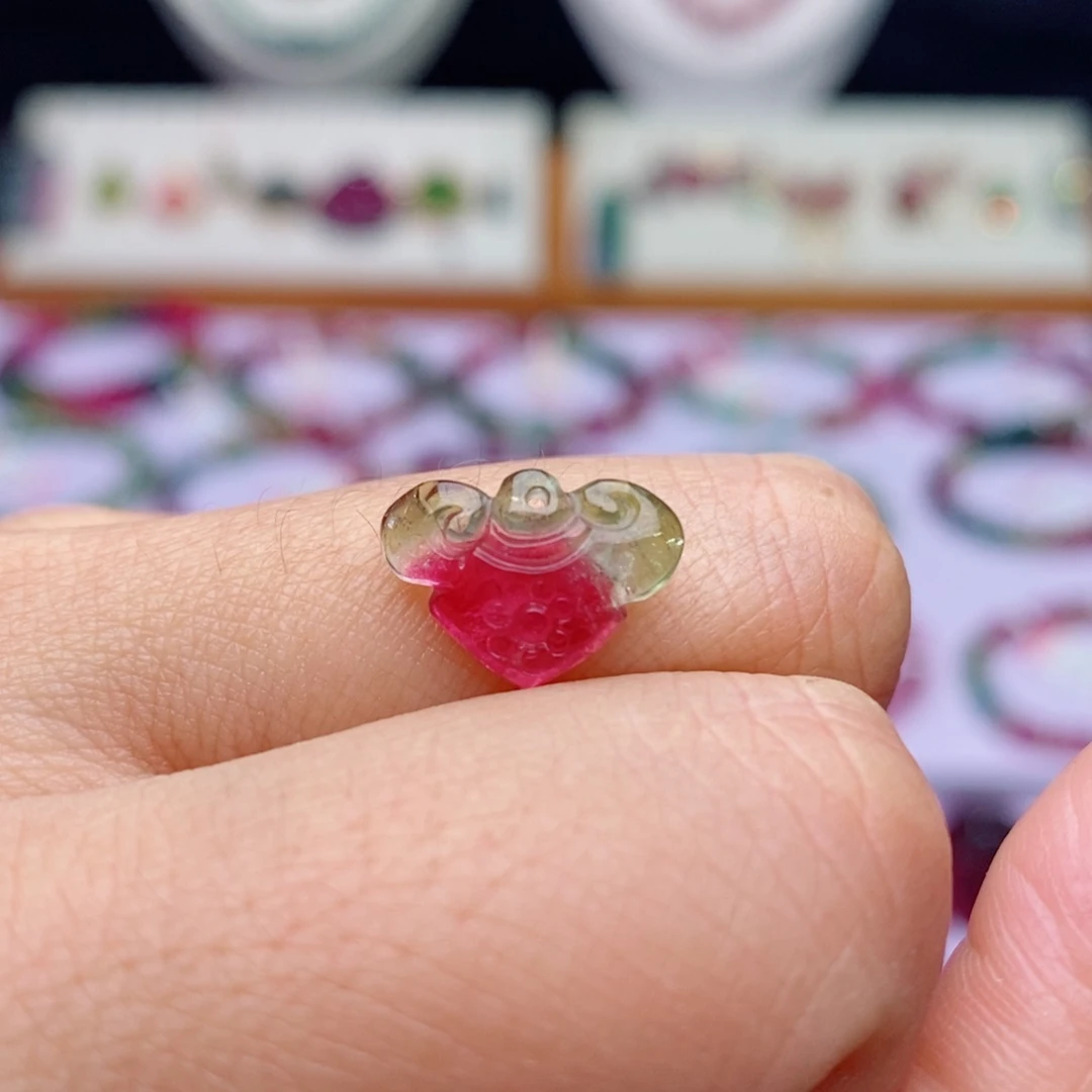 未镶嵌珠宝半成品碧玺d