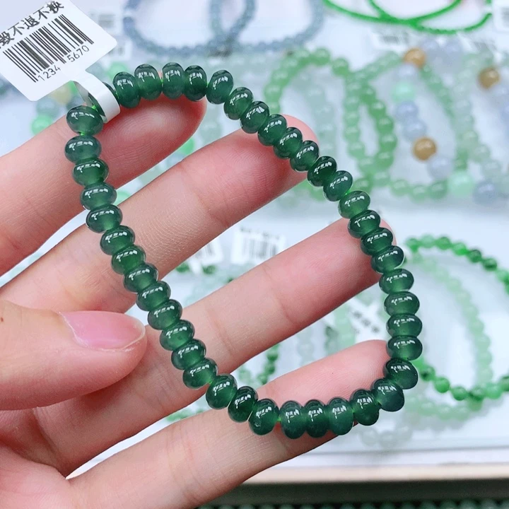 未镶嵌手链翡翠翡翠