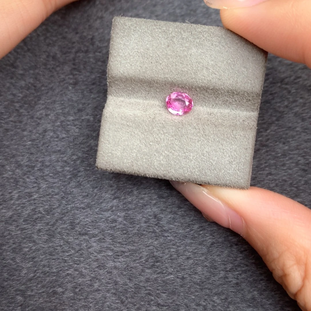 裸石蓝宝石无烧粉蓝宝0.66ct