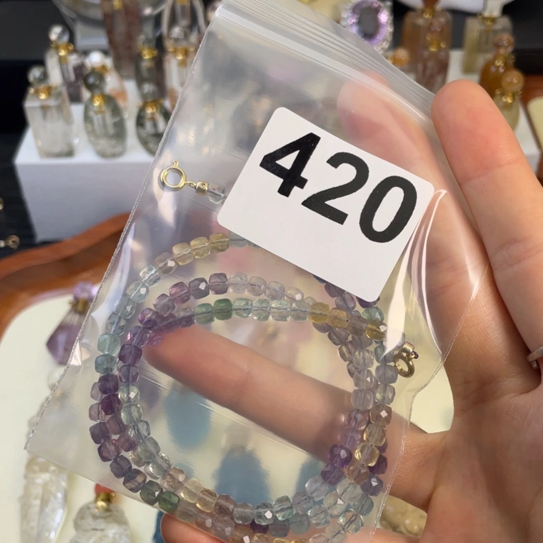 平***生颈饰未镶嵌水晶天然水晶吊坠420