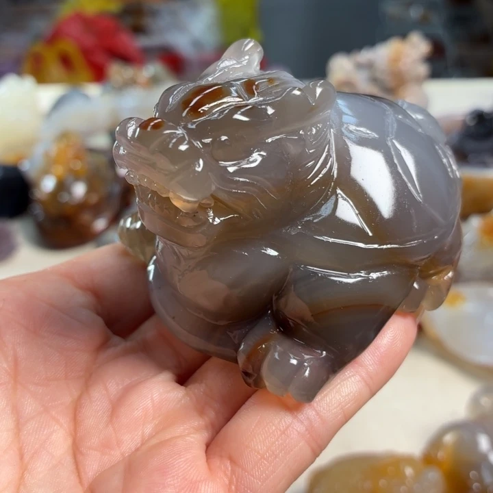 玛瑙/玉髓未镶嵌吊坠(不含链)
