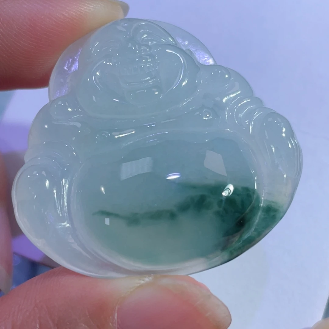 翡翠颈饰未镶嵌佛公