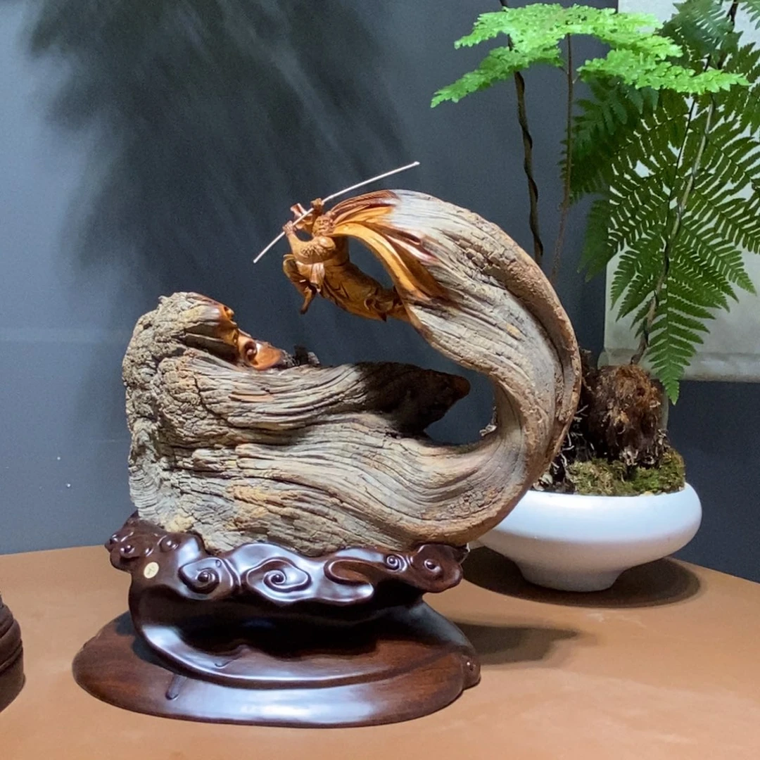 柏木（崖柏）大圣归来意境