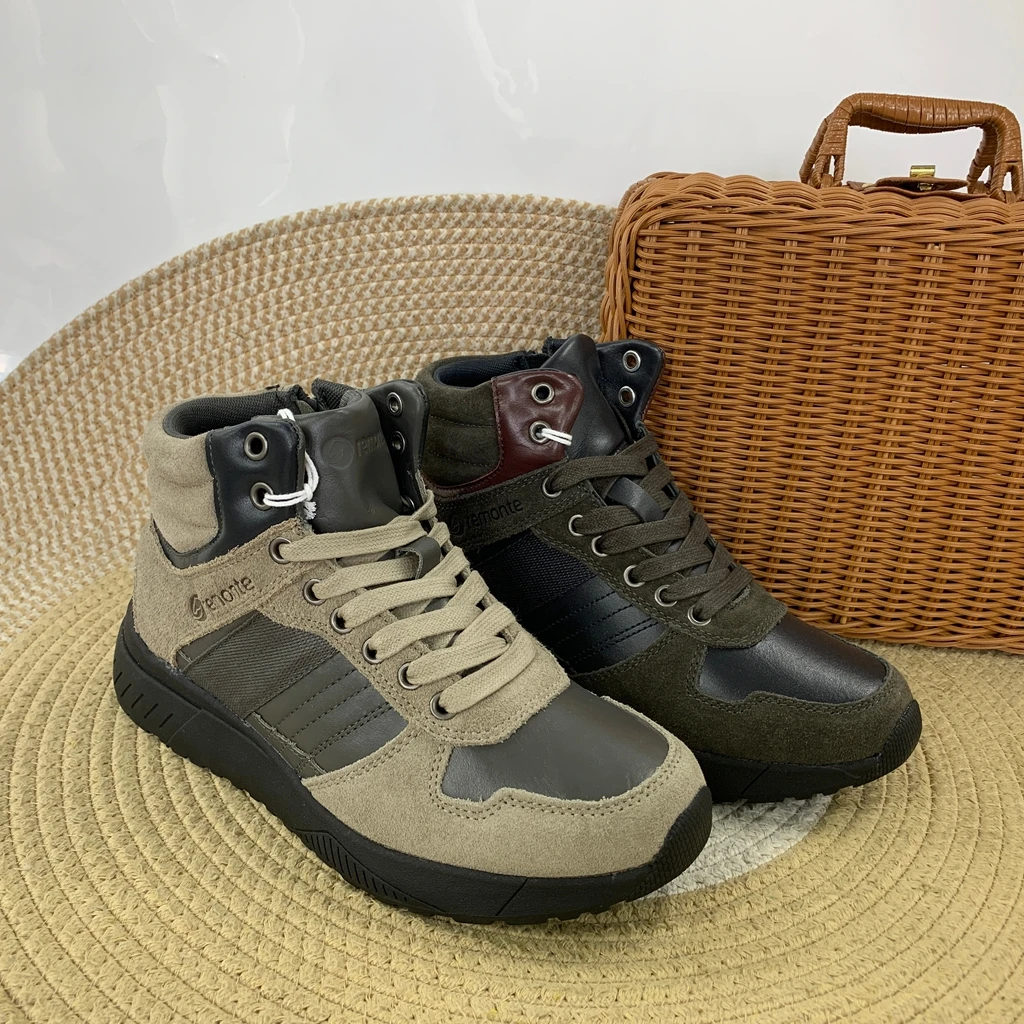 J220（偏小一码）男鞋  冬季新款中帮拉链轻便舒适减震时尚休闲鞋