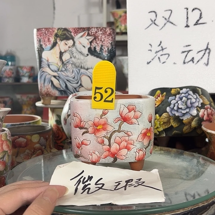 景德镇手绘花盆性价比超高