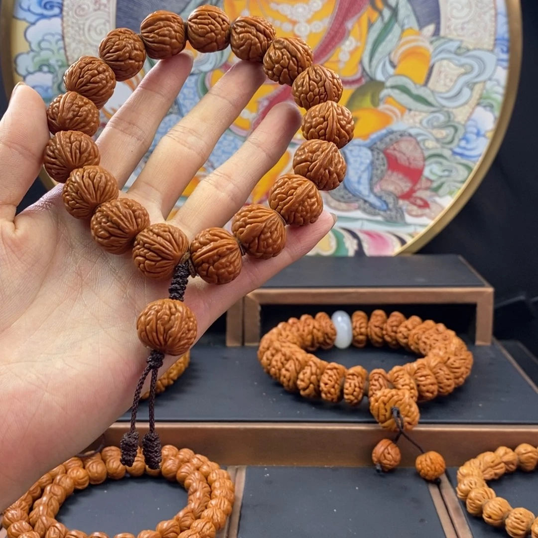 桃核手串龙纹桃核荔枝