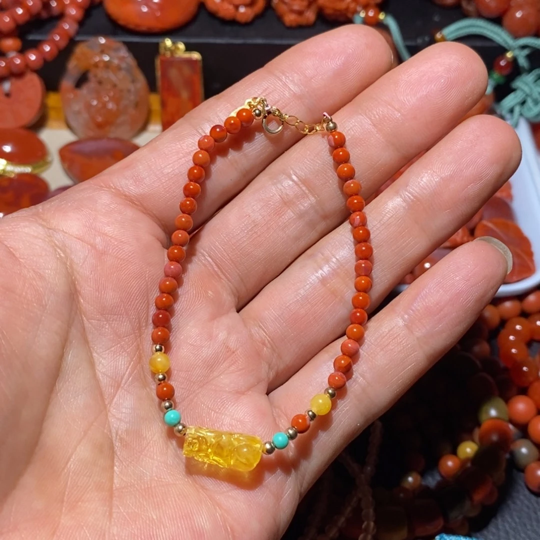 南红玛瑙单圈未镶嵌