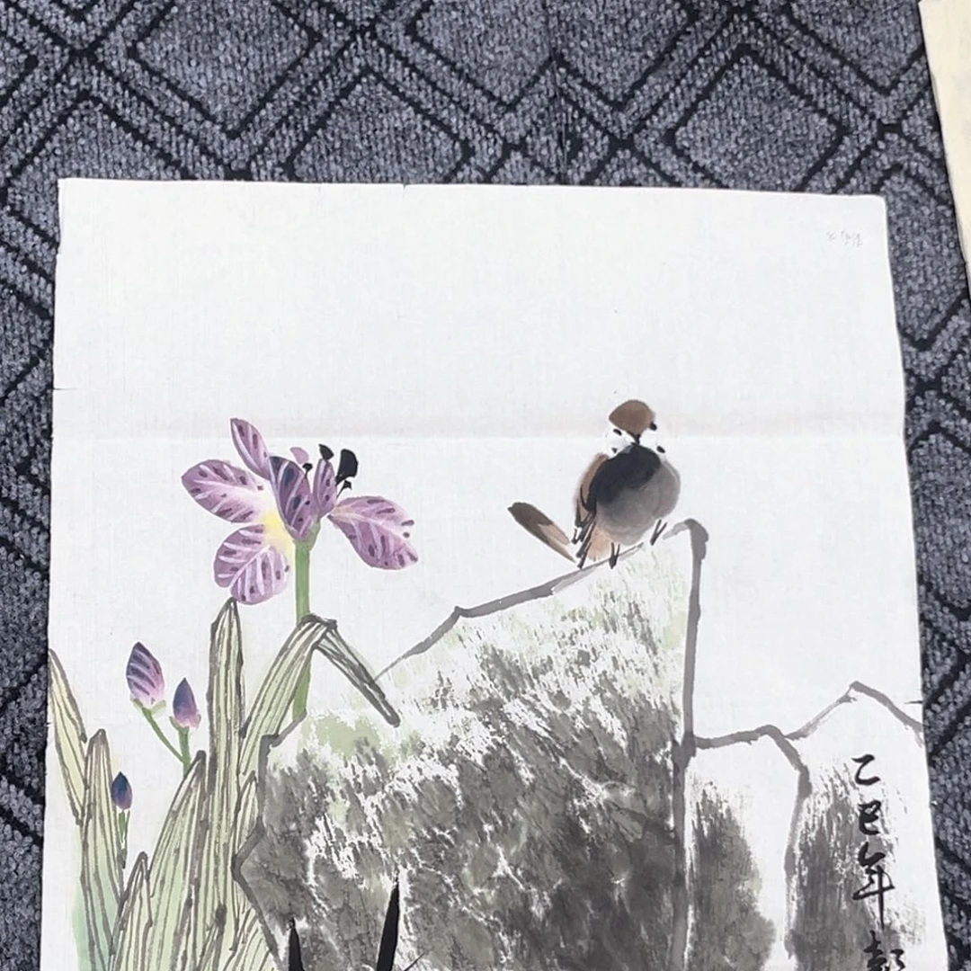 国画彭莉老师60/50花鸟