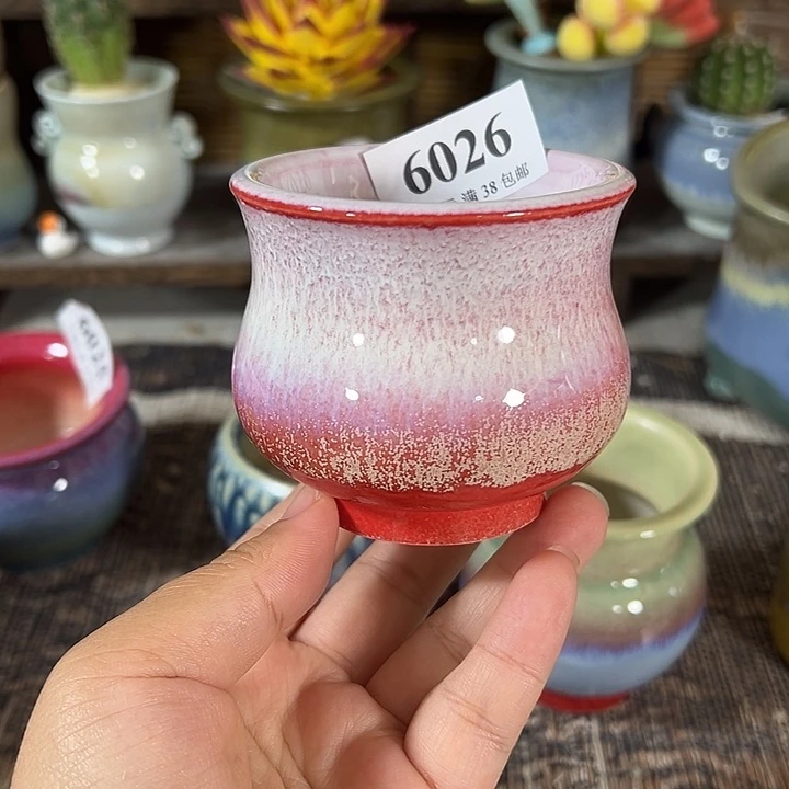 口6 手工花盆满30包邮