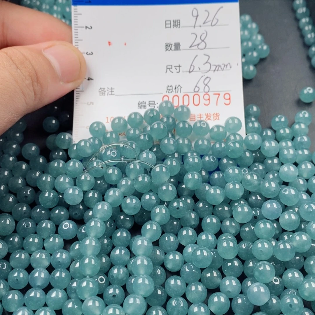翡翠未镶嵌手链翡翠散珠多样性发货自选