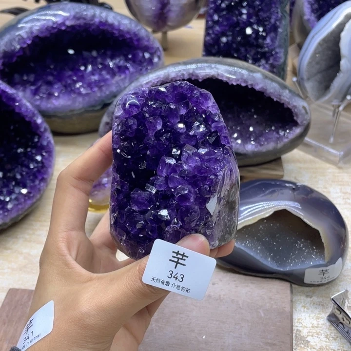 未镶嵌珠宝半成品紫晶