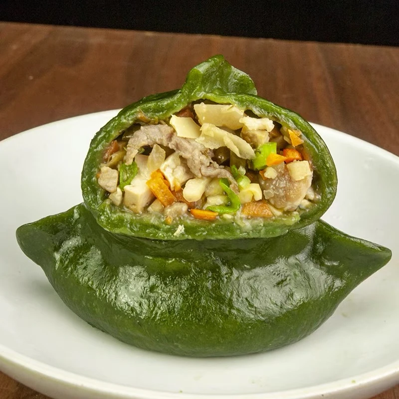 衢州特产手工艾草清明粿青团同城送菜馅/黑芝麻馅