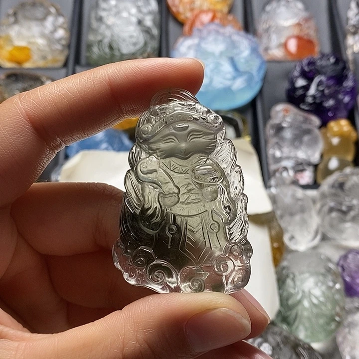 未镶嵌颈饰水晶水晶吊坠